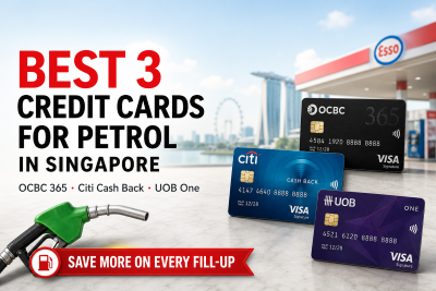 Best 3 credit cards for petrol purchases in Singapore